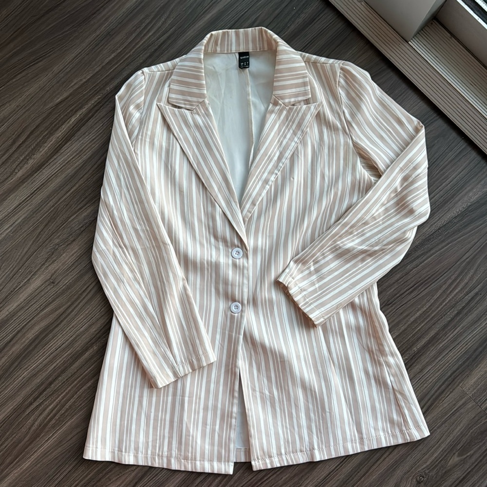 SHEIN | Lightweight Striped Blazer | Size Small